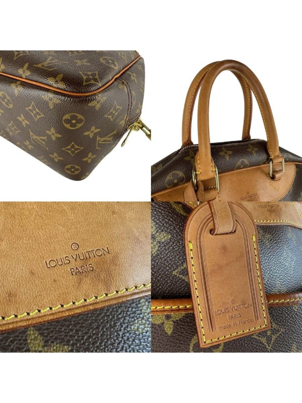 ★SOLD★ Louis Vuitton Handbag Deauville - Picture 9 of 10